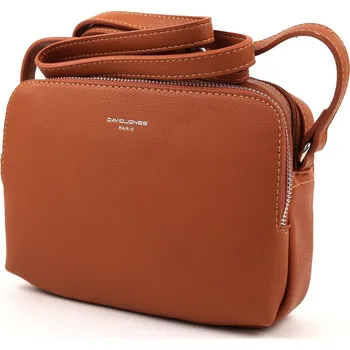 Kabelka Dámská dvouoddílová crossbody kabelka David Jones CM5616A hnědá | KabelkyproVas.cz