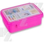 Krabička na svačinu Zdravá sváča fialový fluo