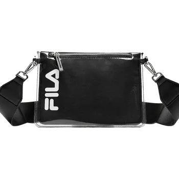 Cestovní taška taška Fila Transparent Cross Body - Black one size