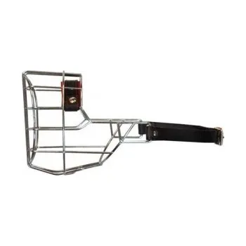 Náhubek pro psa Náhubek CHOPO kovový knírač střední fena