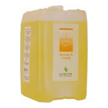 Masážní přípravek Schupp Masážní olej Citrón, 5 l