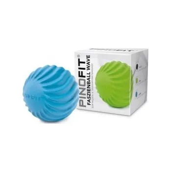 Gymnastický míč PINO PINOFIT® Fasciální míček s vlnami, modrý
