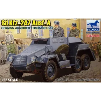 Plastikový model Bronco 1/35 Sd.Kfz. 247 Ausf. A German armored command car