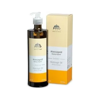 Masážní přípravek PINO Aromatický masážní olej, Med - Zázvor, 500 ml s dávkovačem