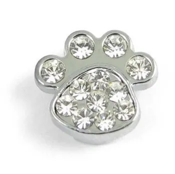 psí známka B&F stříbrná tlapička