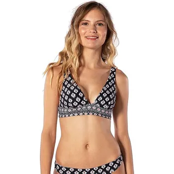 Dámské plavky plavky Rip Curl Odesha Geo Halter Revo - Black L