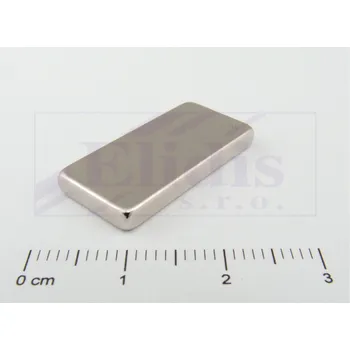 Dekorativní magnet Neodymový magnet hranol N38 25x12x3mm