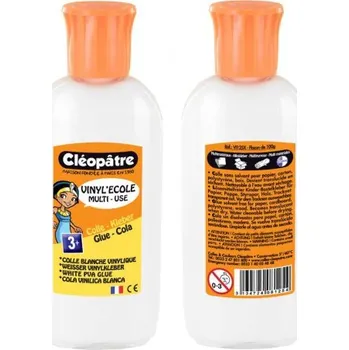 Kancelářské lepidlo Cleopatre Bílé PVA lepidlo CLEOPATRE VINYLECOLE 100g oválný hrot