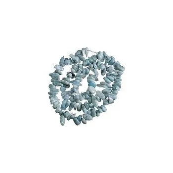 Materiál na výrobu šperku Larimar - zlomky, 130 ks