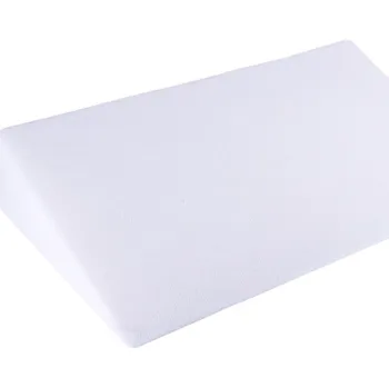 Polštář Bellatex Klínový podhlavník froté bílý 80 x 50 x 20 cm