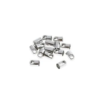 Koncovka 5x8 mm, platinová (10 ks)