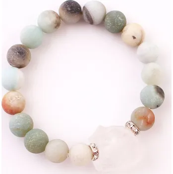 Souprava šperků Náramek amazonit a křišťál