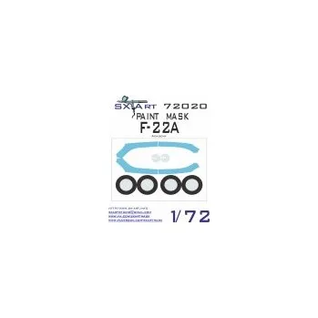 Plastikový model 1/72 F-22A Painting Mask (ACA)