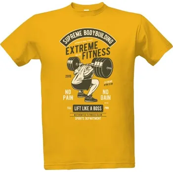 Tričko s potiskem Supreme Bodybuilding pánské