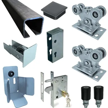 Sada pro manuální posuvnou samonosnou bránu do šíře 5,5m - 300kg - C80Fe