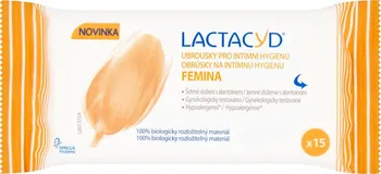 Hygienický ubrousek Lactacyd ubrousky Femina 15 kusů