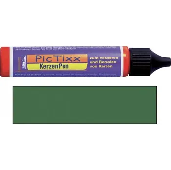 Svíčka Kreul CANDLE PEN voskové pero pro malování svíček ZELENÁ