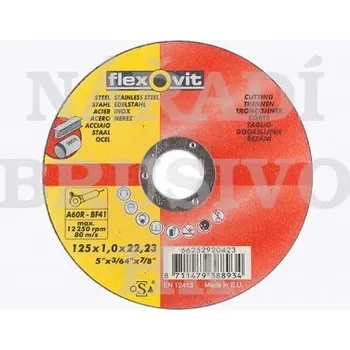 Řezný kotouč Flexovit Řezný kotouč 230x1,9x22,23 A46R MARCHANDISING 8711479389016
