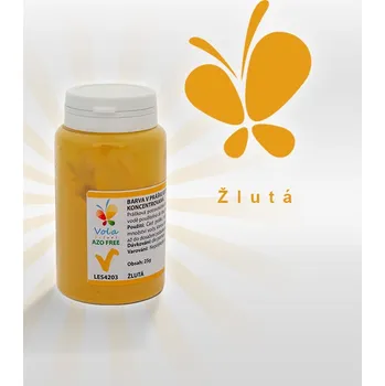 Potravinářské barvivo Barva v prášku extra koncentrovaná AF, žlutá 25 g/kelímek