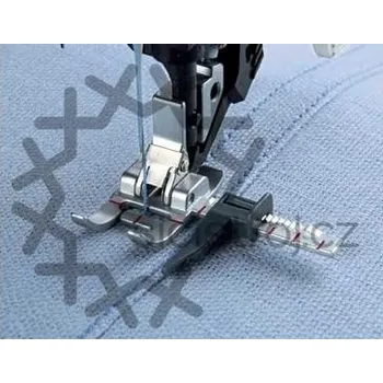 Příslušenství k šicímu stroji Příslušenství Pfaff - Patka nastavitelná s vodítkem švu 820677096