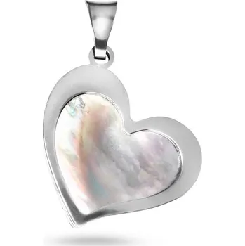 Přívěsek Lillian Vassago Zlatý přívěsek srdíčko s perletí LLV00-GP024