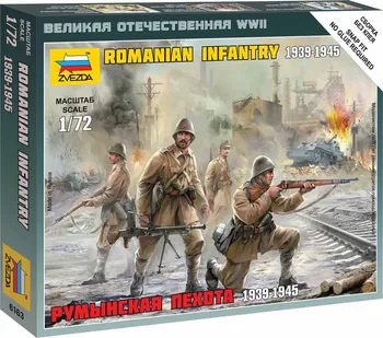 Plastikový model Zvezda Wargames (WWII) Romanian Infantry 1:72