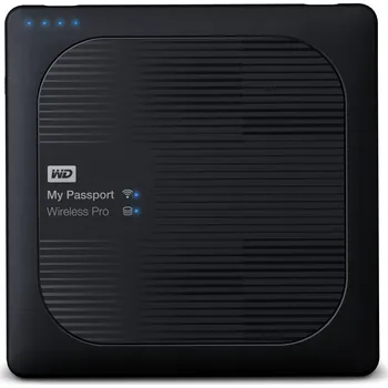 Externí pevný disk Recenze Western Digital My Passport Wireless Pro 4 TB (WDBSMT0040BBK-EESN)