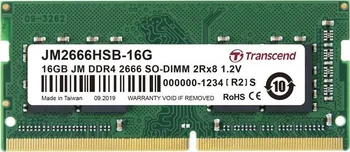 Operační paměť Transcend JetRam 16 GB DDR4 2666 MHz (JM2666HSB-16G)