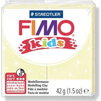 Modelovací hmota FIMO Staedtler Fimo kids 42g - dětská modelovací hmota PERLEŤOVÁ ŽLUTÁ