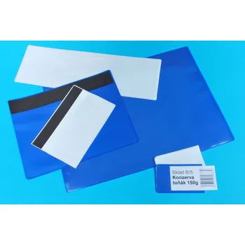 Informační tabulka Magnetická kapsa PVC A4 barva bílá