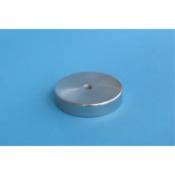 Dekorativní magnet Magnetický držák ferit D50x10mm/M6 (cup magnet s vnitřním závitem)