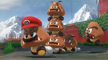 Super Mario Odyssey záběr ze hry