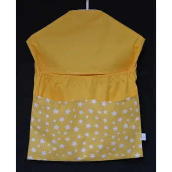 školní kapsář Šárka Lipčáková Žlutý kapsář do školky s gumou