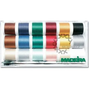 Nit Madeira Quiltbox Cotona No.30 - 8030 - bavlněná nit - 18 cívek Madeira 8030