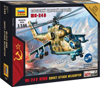 Plastikový model Zvezda Snap Kit - Mil Mi-24 VP 1:144