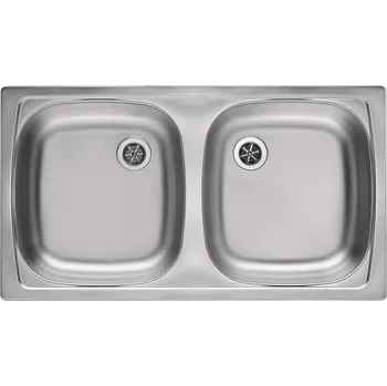 Nerezový dřez Dřez Basic 160 NAT odtok se špuntem 1 1/2