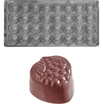 Nádoba na pečení Forma na pralinky (malina 10g) 4x8 tvarů/forma