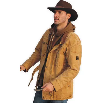 australská bunda Belmore canvas velikost: XXL, barva: písková