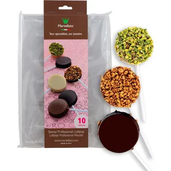 Forma na pečení Formy na čoko lízátka Lolli Pop sada 2 ks (hladké 25g) 5 tvarů/forma, 2 formy