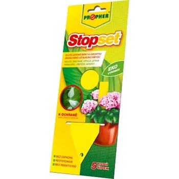 AgroBio Opava AgroBio Lepové šipky k odchytu hmyzu STOP SET žluté 14x5 cm /011034/