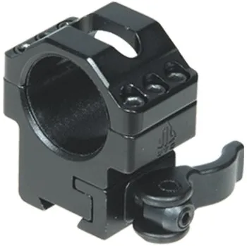 Montáž pro optiku 1" na Dovetail - kroužky UTG RQ2D1156 QD Lever Lock Medium (2ks)