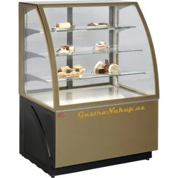 Vinotéka Vitrína chladící ALDAN Basic 1000, obslužná, zlatá