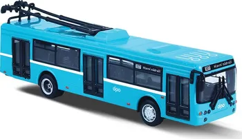Rappa Kovový trolejbus DPO Ostrava 16 cm modrý