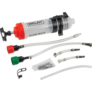 Sací a plnící pumpa na provozní kapaliny, s adaptéry, objem 1.5 l, Welzh (Welzh Werkzeug)