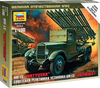 Plastikový model Zvezda Snap Kit BM-13 Katyusha 1:100