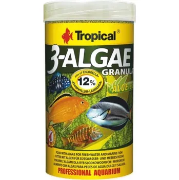 Krmivo pro rybičky Tropical 3-Algae granulat 250 ml/110 g