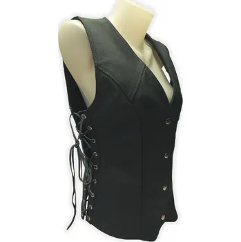 Dámská vesta Dámská kožená vesta VD-4 Velikost: 38