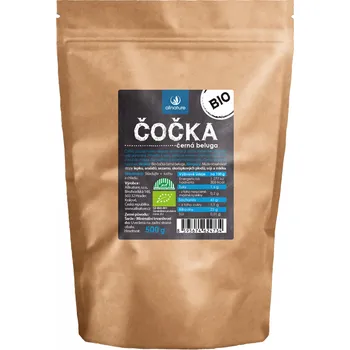 Luštěnina Allnature Čočka černá beluga Bio 500 g