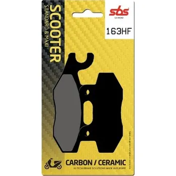 Motodíl SBS Friction - Dánsko 163HF keramické brzdové destičky SBS pro motocykly