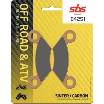 Brzda pro motocykl SBS Friction - Dánsko 642SI sintrované off-road brzdové destičky SBS